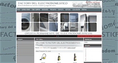 Desktop Screenshot of factorydelelectrodomestico.com
